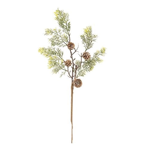 HAPPY BIRTHDAY🎂 💙 Weeping Cedar 18" Faux Evergreen Pick