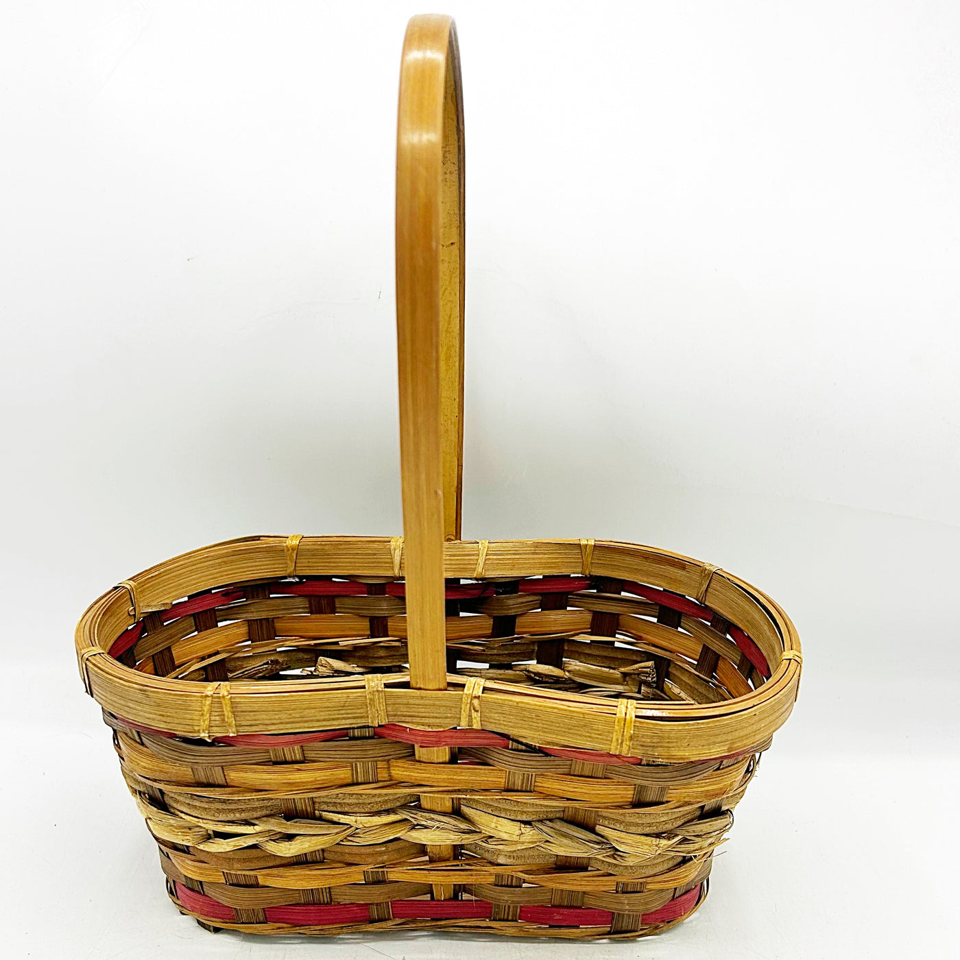 ⚡LABOR DAY WEEKEND Double Section Wicker Basket with Handle