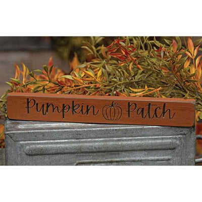 Pumpkin Patch 12" Engraved Wood Block