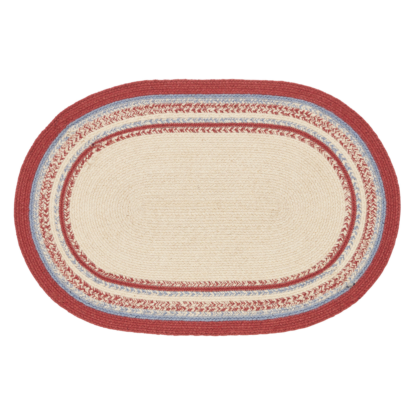 Celebration Americana Oval Jute Rug 24" x 36"