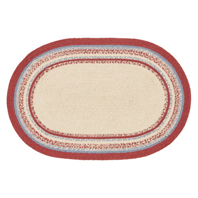Celebration Americana Oval Jute Rug 24" x 36"