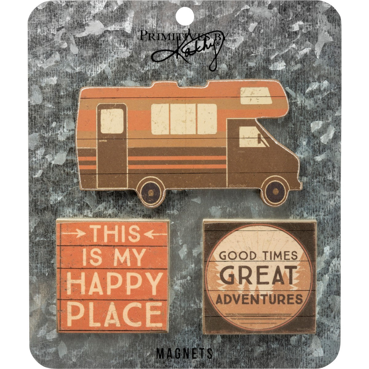💙 Set of 3 Camper Happy Place Magnets