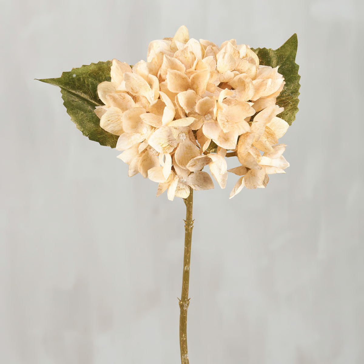 Cream Hydrangea 12" Faux Floral Stem