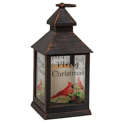 Set of 2 Merry Christmas Lanterns Battery Powered