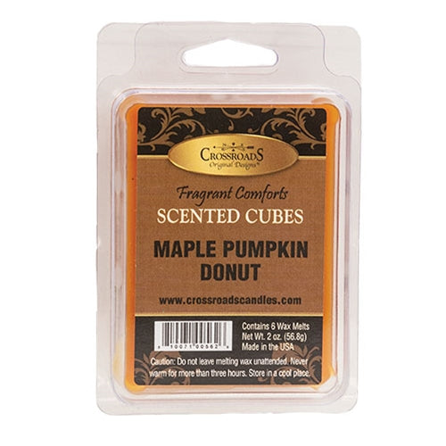 Maple Pumpkin Donut Scent Wax Melt Cubes 2 oz