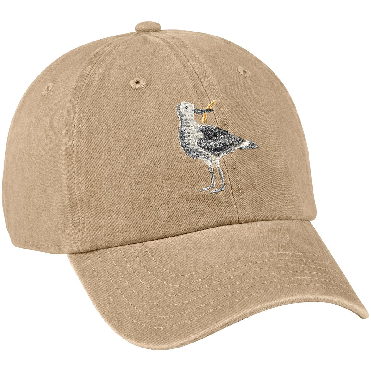 💙 Seagull Happy With A Fry Baseball Cap