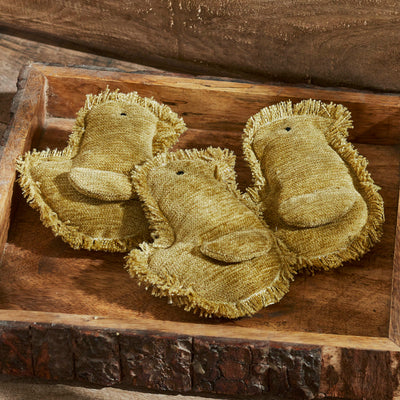 Set of 3 Primitive Baby Chicks Bowl Fillers