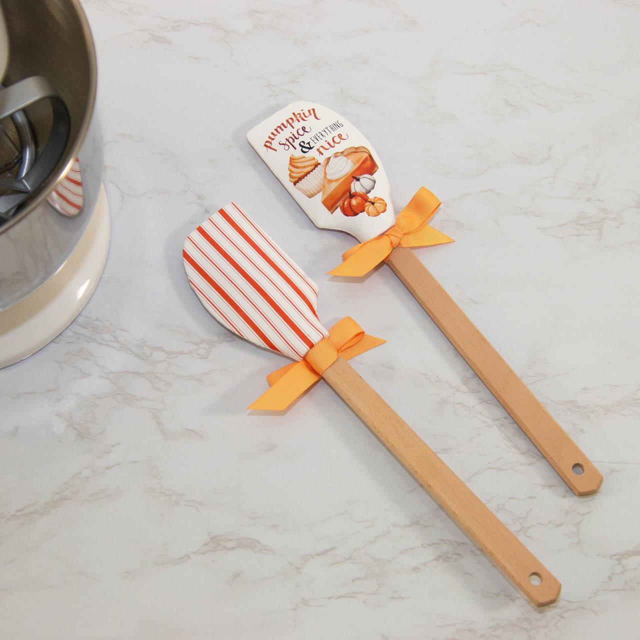 Set of 2 Pumpkin Spice Fall Spatulas