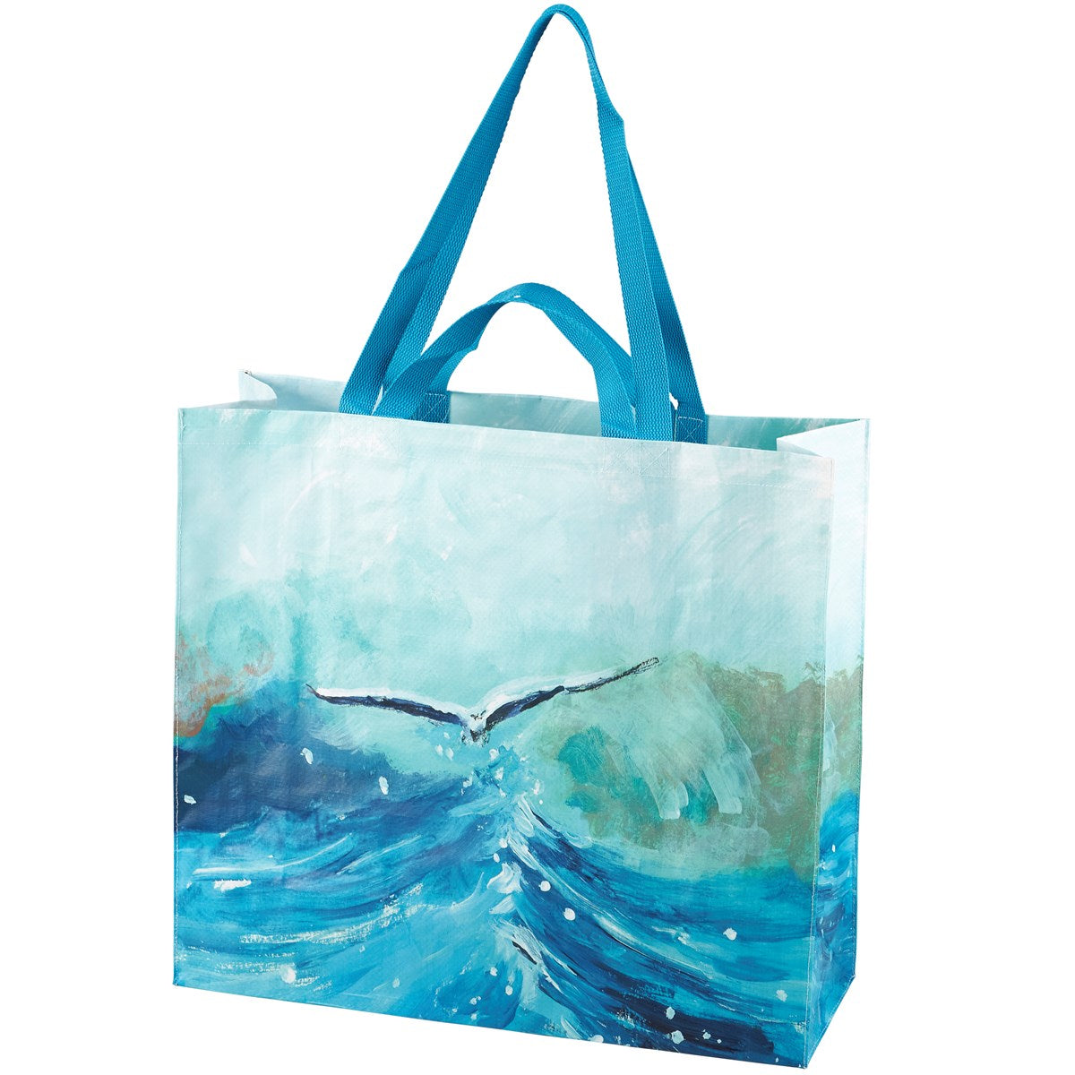 Ocean Wave Market Shopping Tote