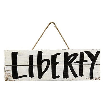 Set of 3 Americana USA 1776 Liberty Lath Hanging Signs