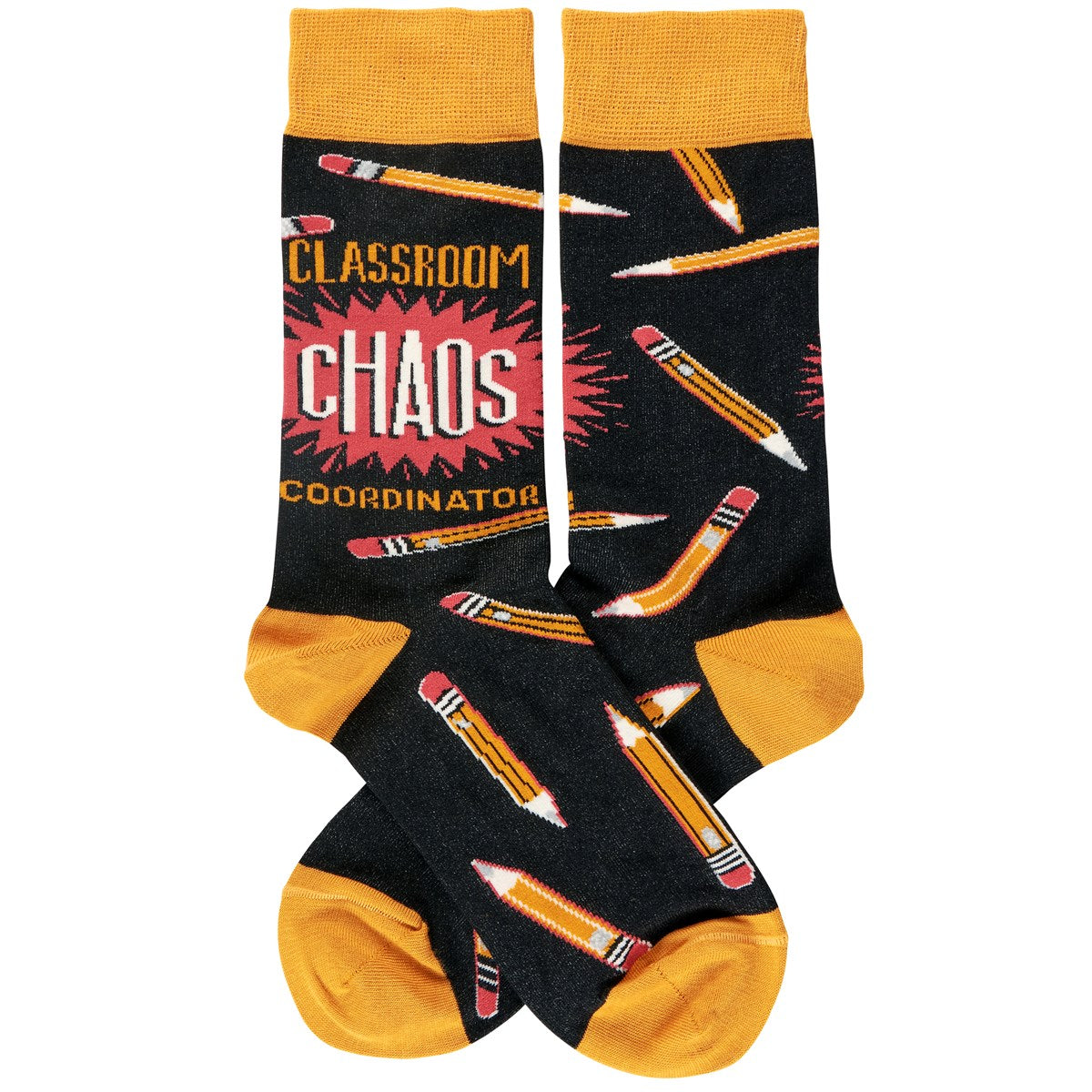 Classroom Chaos Fun Novelty Teacher Socks