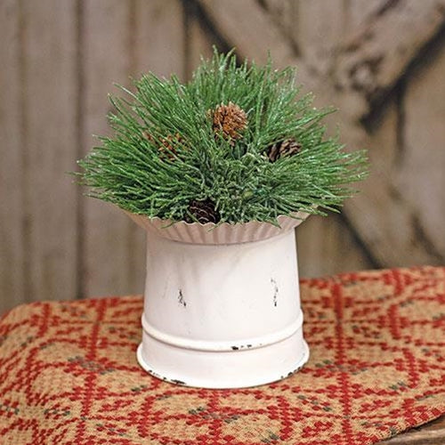 Mugo Pine 8" Faux Evergreen Decorating Sphere