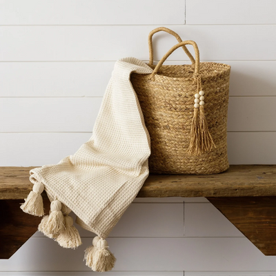 Water Hyacinth Woven Tote Bag