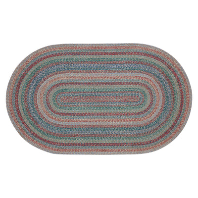 Multi Jute 60" Oval Rug Oval w/ Pad