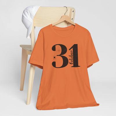 October 31st Cozy Halloween Burnt Orange T-Shirt