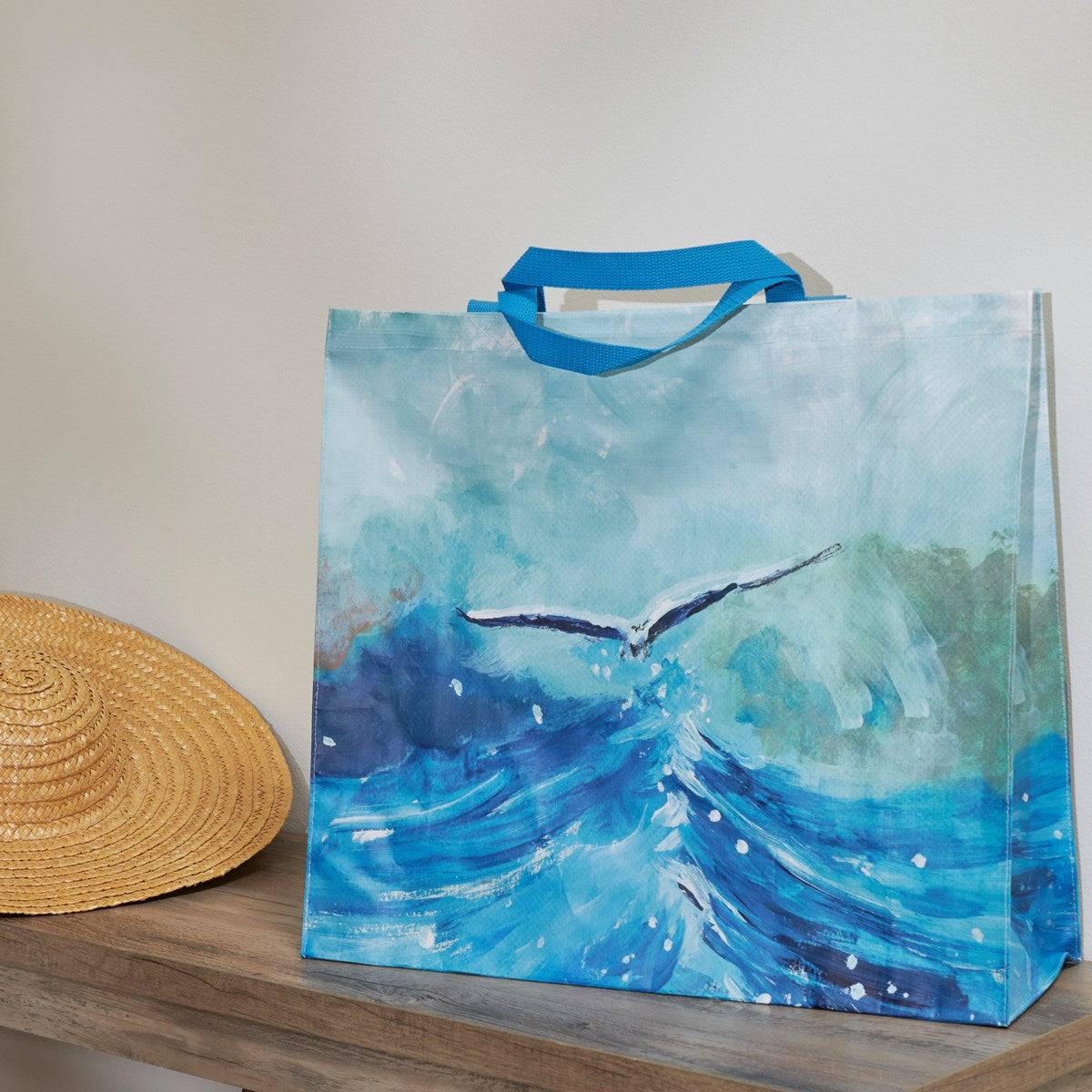 Ocean Wave Market Shopping Tote