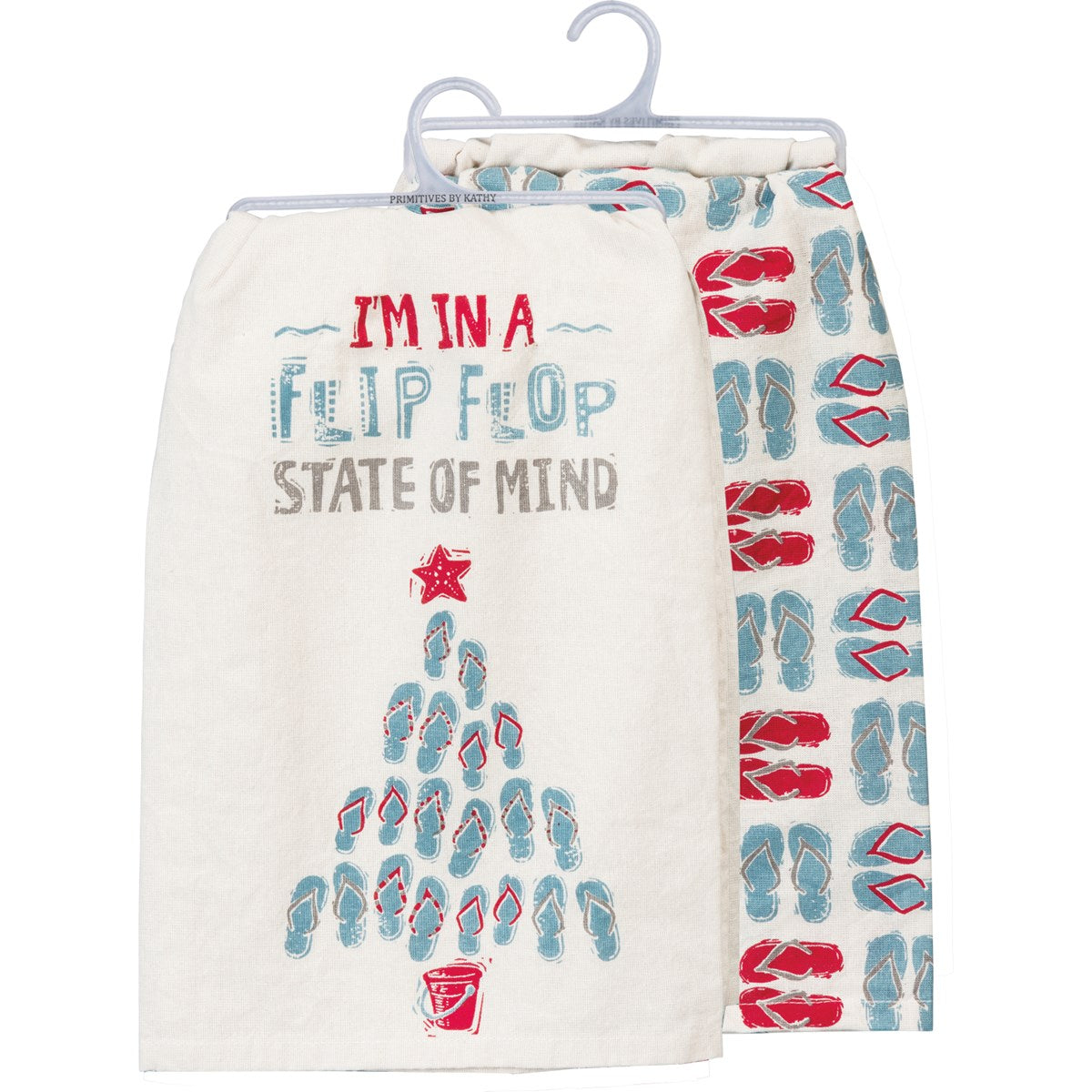 💙 In A Flip Flop State Of Mind Christmas Tree Kitchen Towel Set
