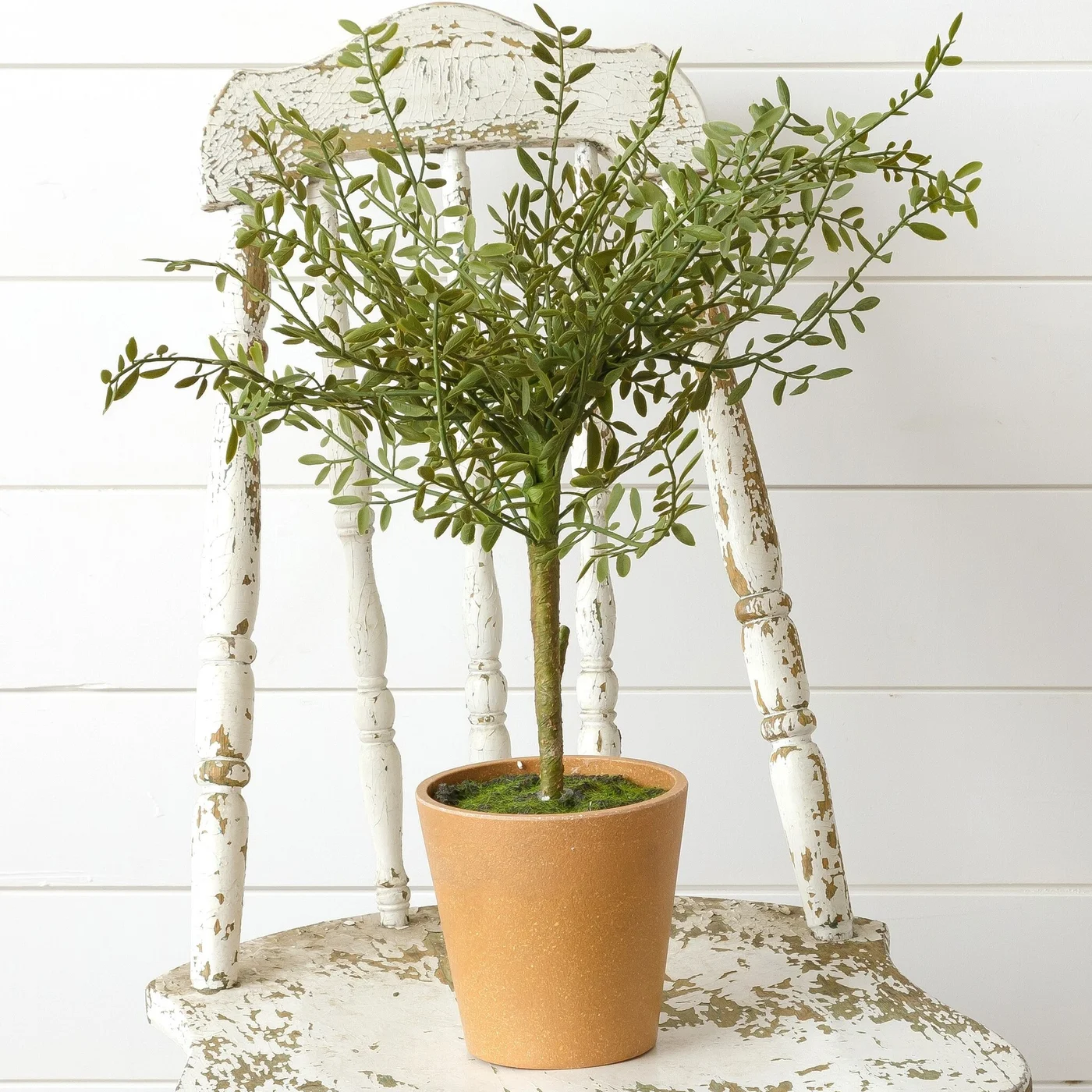Thyme Topiary 20" Potted Faux Plant