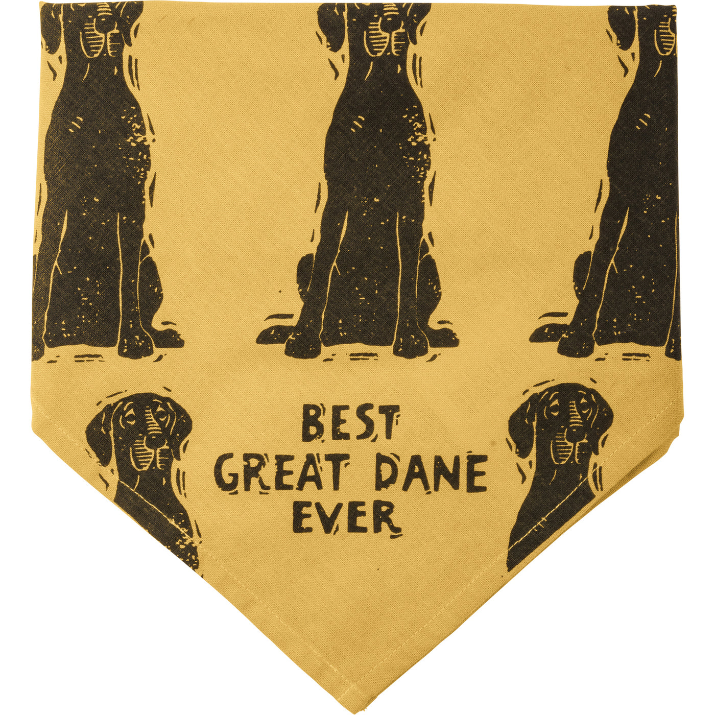 Best Great Dane Ever Love My Human Dog Bandana Large