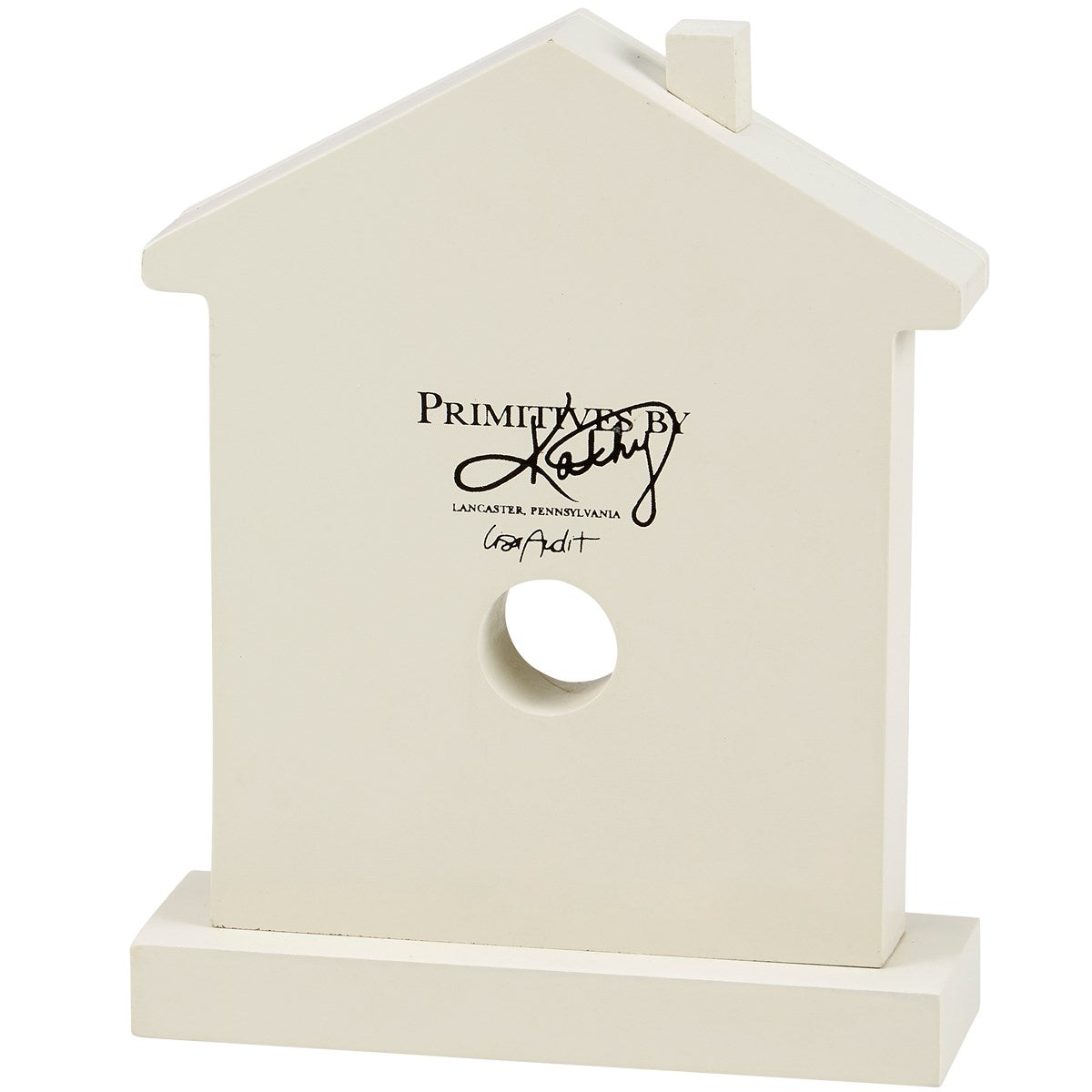 Chickadee Bird House Decorative Sitter