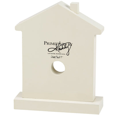 Chickadee Bird House Decorative Sitter