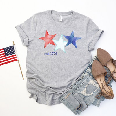 💙 Triple Star Est. 1776 Americana T-Shirt