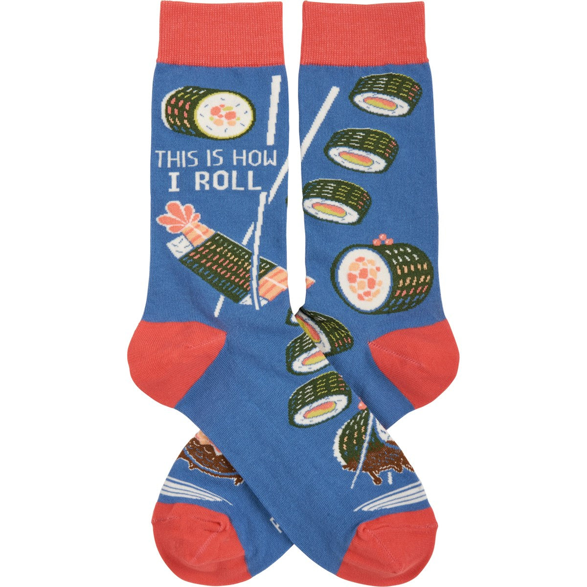 This Is How I Roll Sushi Novelty Fun Socks