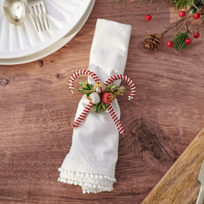 Candy Canes Decorative Napkin Ring