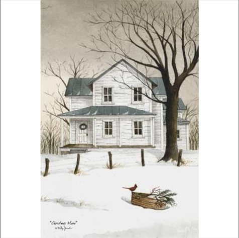 Billy Jacobs Christmas Morn 18" x 12" Canvas Art Print