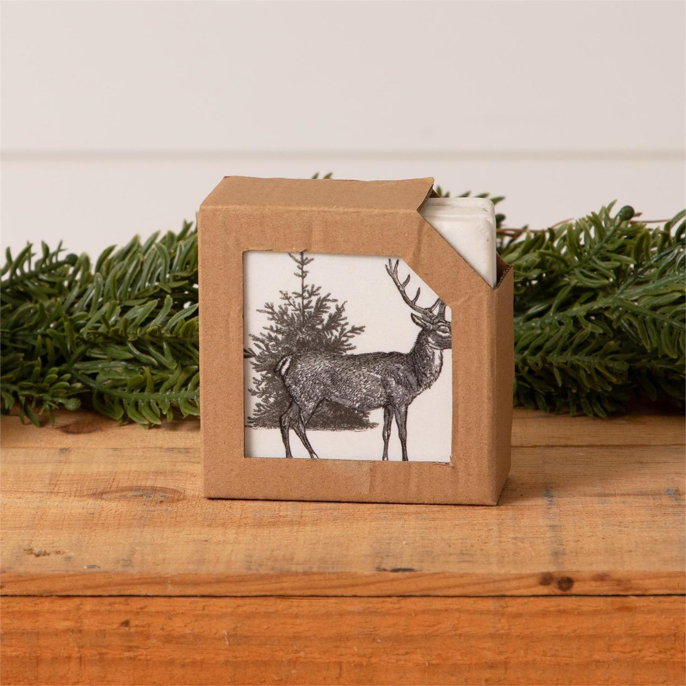 Forest Animal Resin Coaster Set