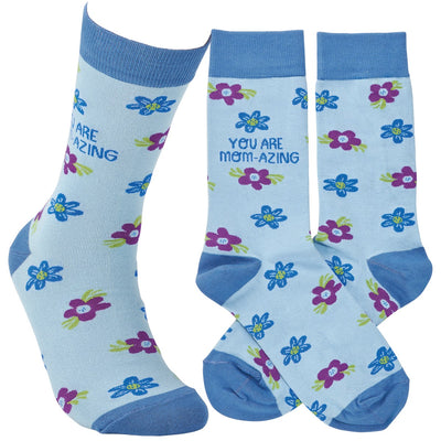 You Are MomAzing Novelty Fun Socks