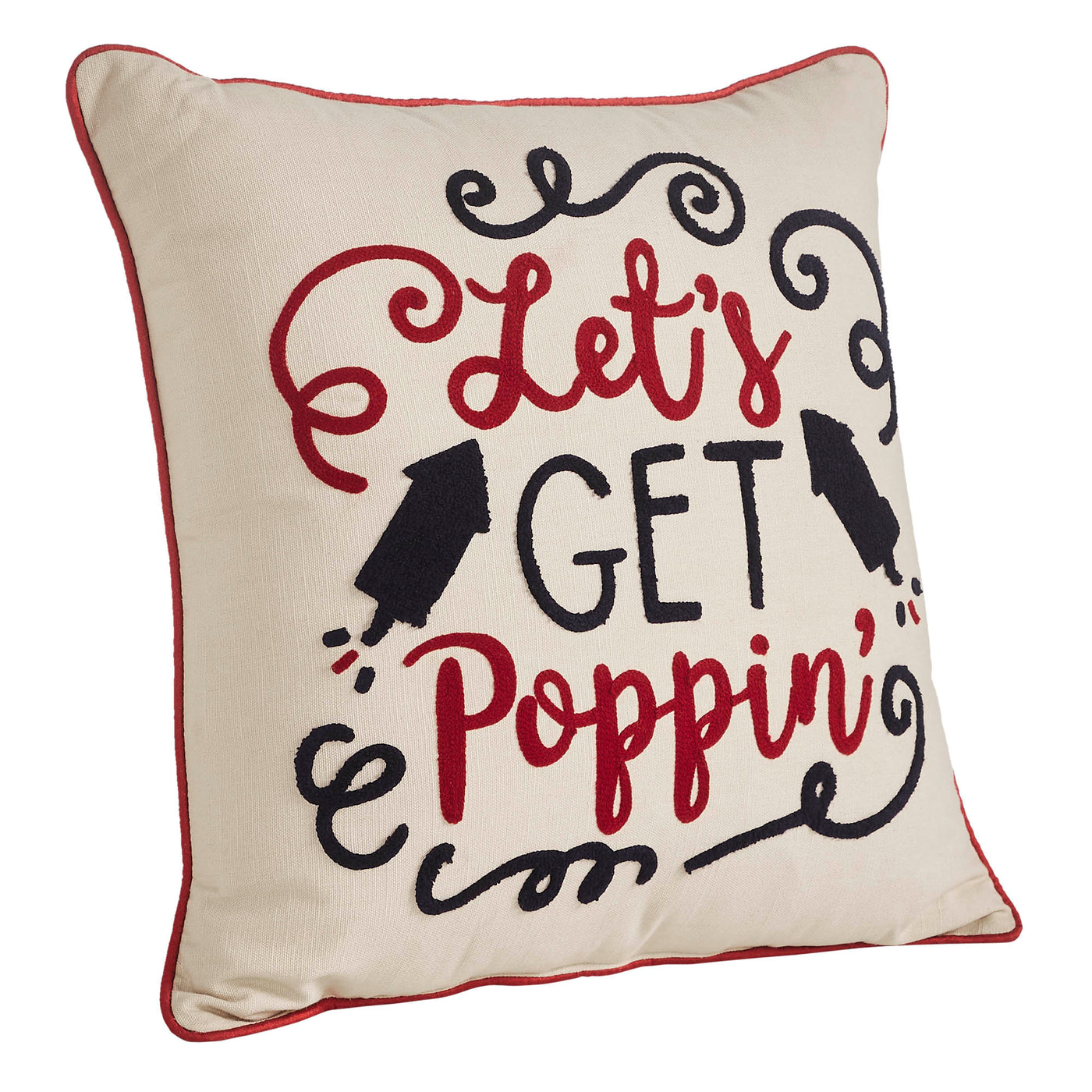 Let's Get Poppin 18" Accent Pillow