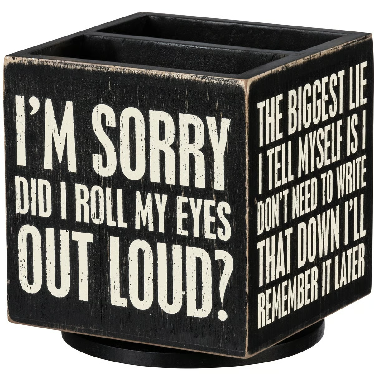 'll Remember It Later Spinning Pencil Holder