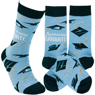 Awesome Graduate Fun Novelty Unisex Socks