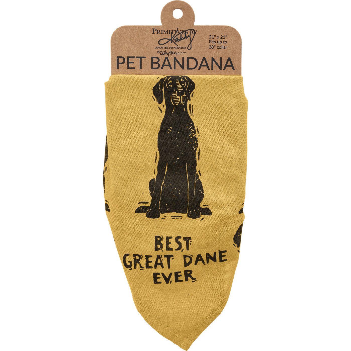 Best Great Dane Ever Love My Human Dog Bandana Large
