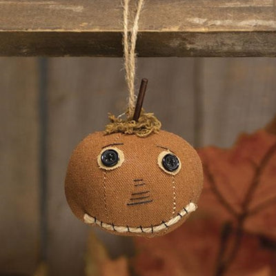 Stuffed Primitive Happy Jack Face Ornament