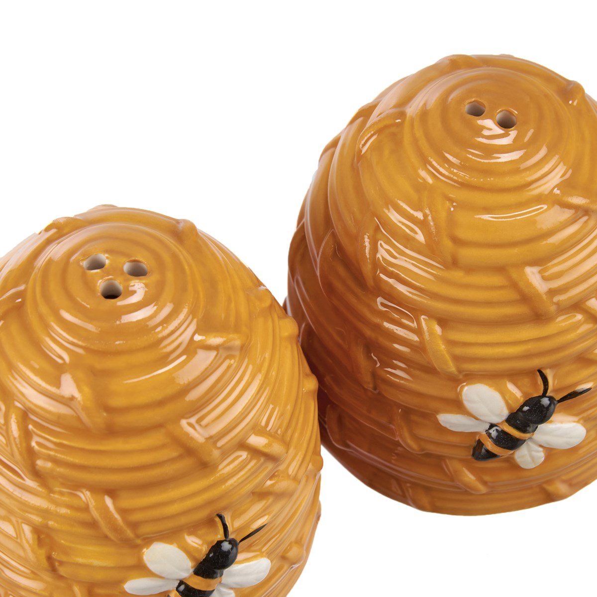 Bee Skep Salt and Pepper Shakers