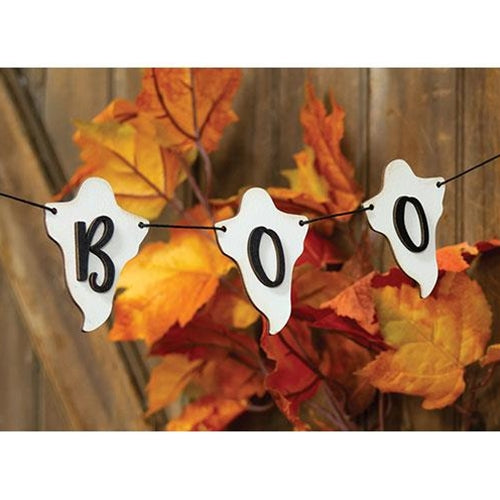 BOO Ghost Mini Decorative Garland