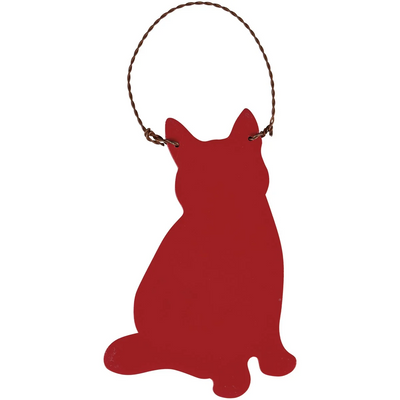 DAY 3 ✨ 25 Days of Ornaments ✨ 💙 Tuxedo Black and White Cat in Red Scarf Ornament