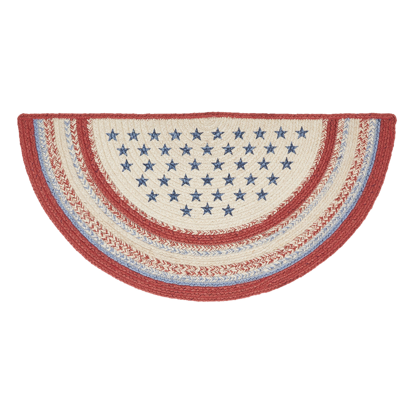 Celebration Americana Half Circle Jute Rug