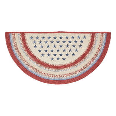 Celebration Americana Half Circle Jute Rug