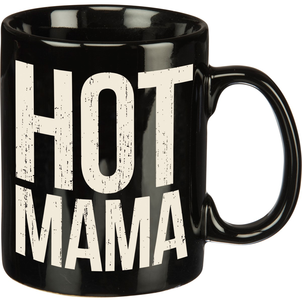 Hot Mama 20 oz Black Coffee Mug