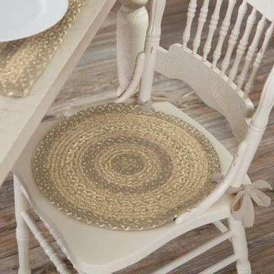 Cobblestone Jute Chair Pad 15 in