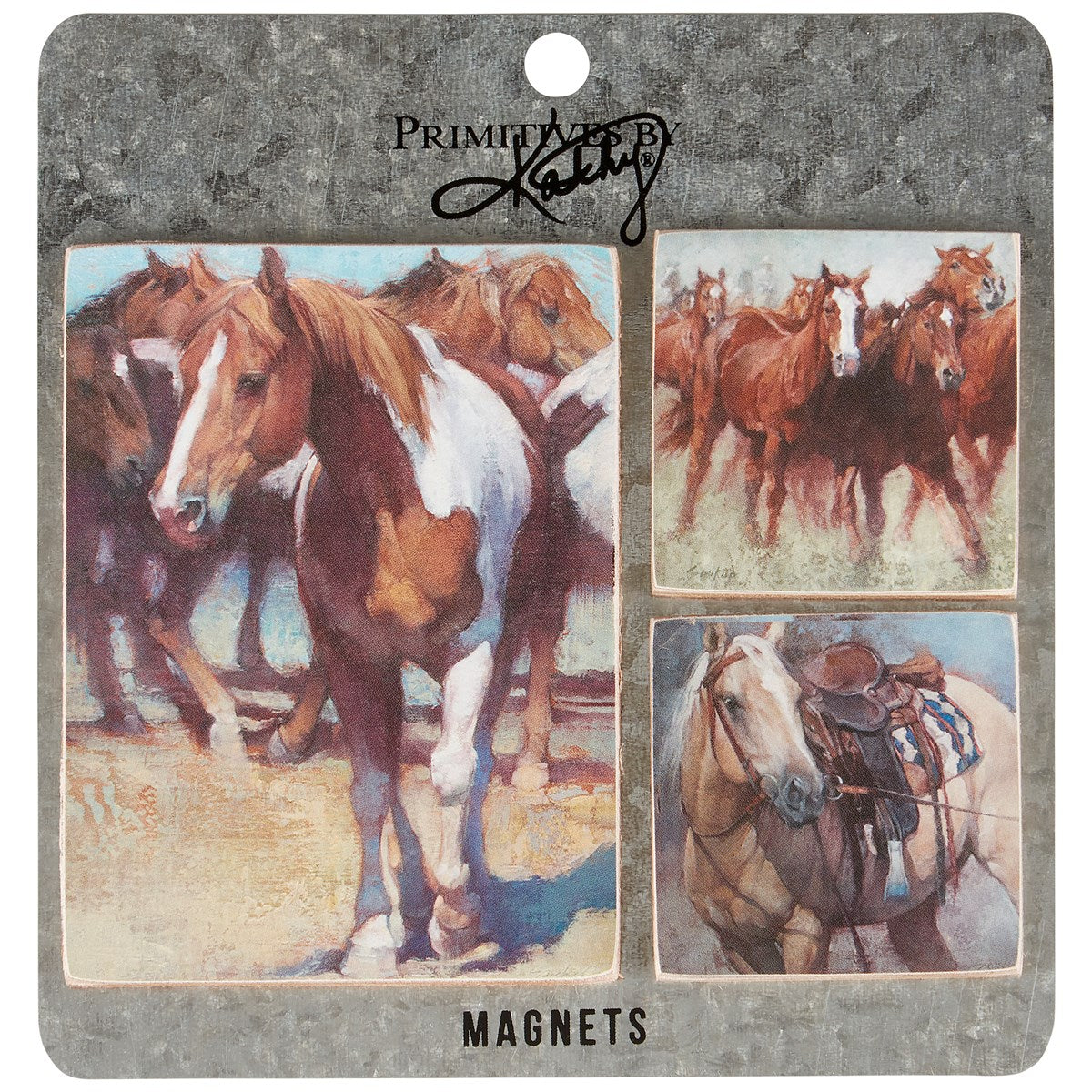 💙 Set of 3 Western Horse Magnet Set