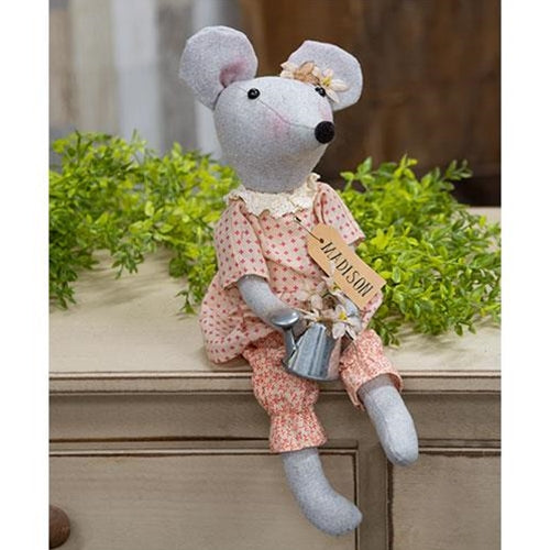 Madison the Mouse 16" Dressed Fabric Figure