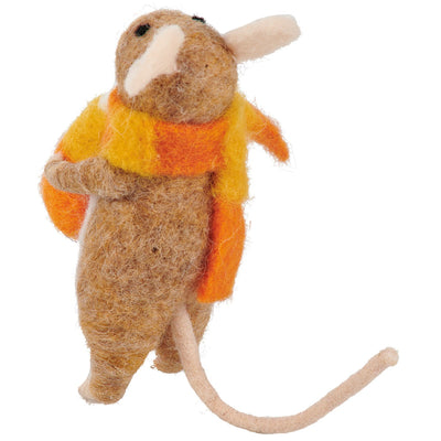 DAY 25 🎃 31 DAYS OF SPOOKYWEEN Candy Corn Mouse Felt Critter