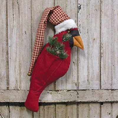 Christmas Cardinal 19" Door Hanger