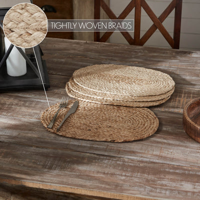 Set of 4 Natural Jute Placemats