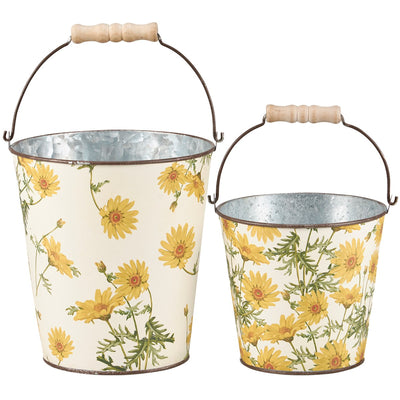 Set of 2 Every Daisy Buckets