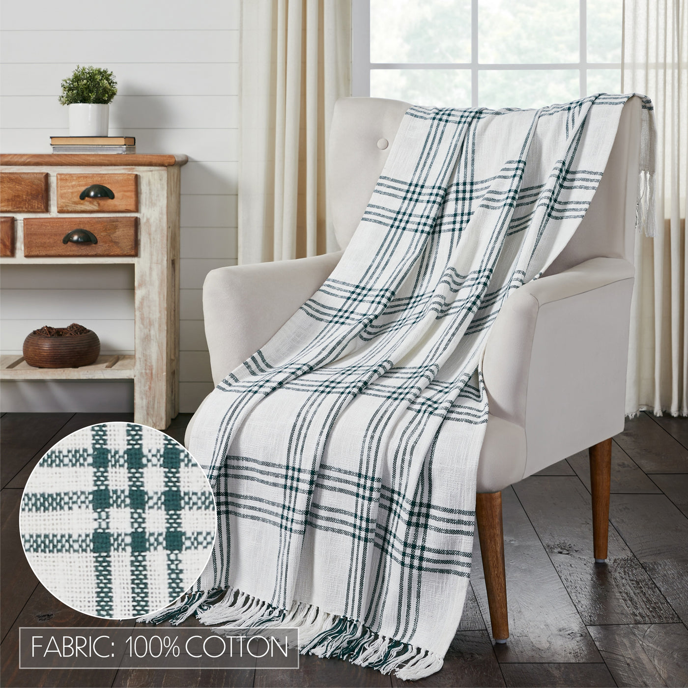 Pine Grove Plaid Woven Throw 50" x 60"